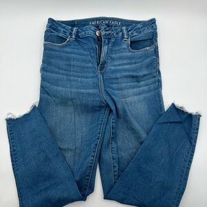 American Eagle Outfitters Women's Skinny Jeans in Blue